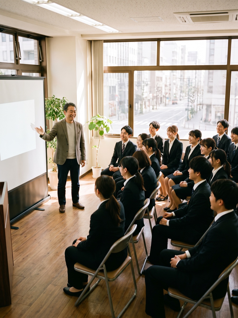 会社説明会の様子